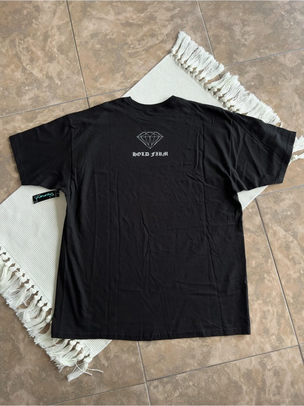 Diamond Supply Co Black Hold Firm Graphic T-Shirt